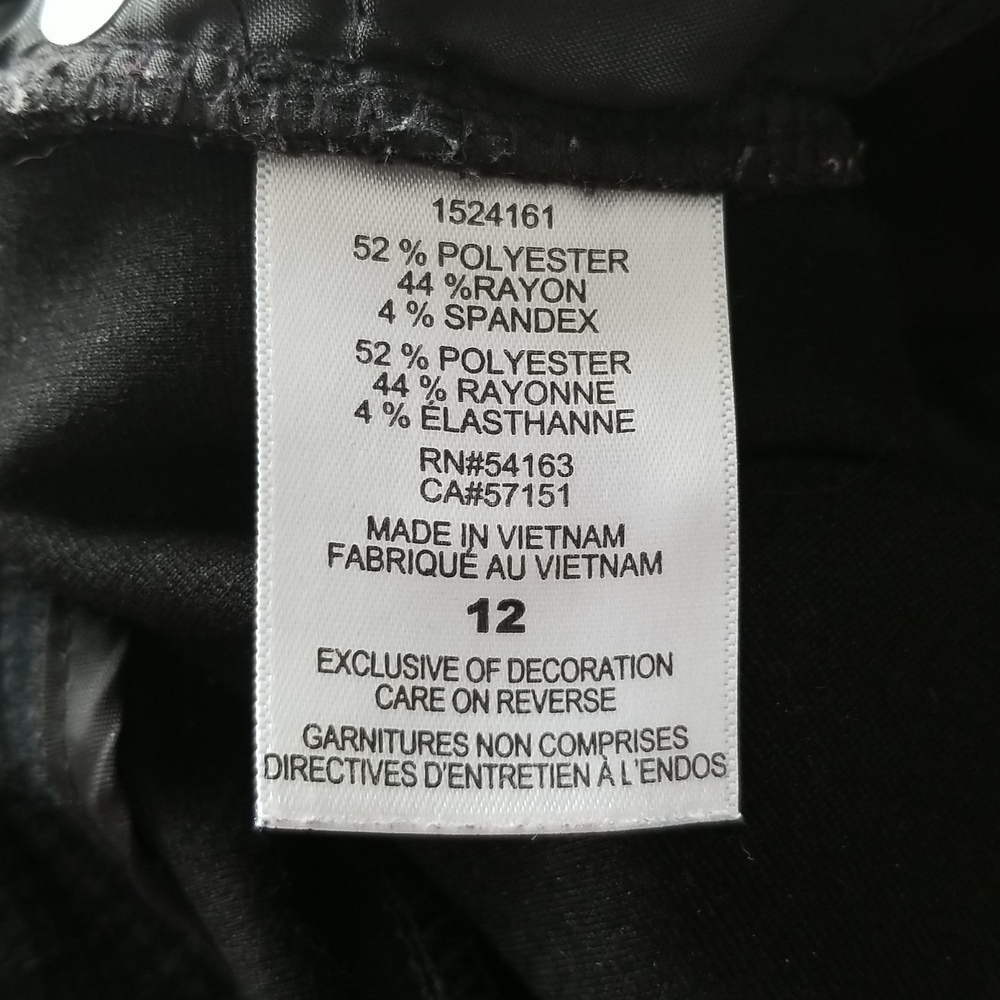 Karl Lagerfeld Gray Checkered Pants Mid rise Slim Fit - Picture 6 of 6